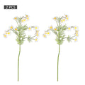 Artificial chamomile flower stems