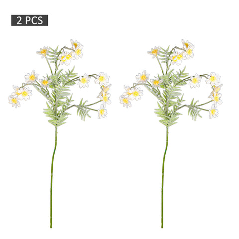 Artificial chamomile flower stems