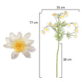 Silk chamomile flowers