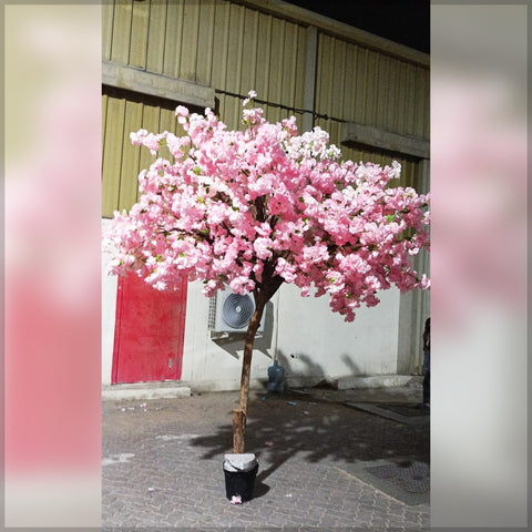 artificial blossom tree pair
