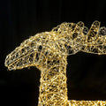 Lighted reindeer Christmas decoration