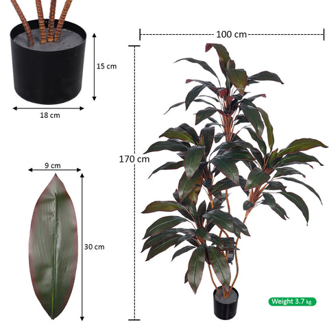 Artificial Cordyline Fruticosa Plant
