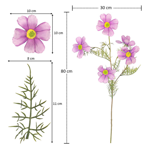 Fake cosmos flowers