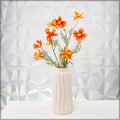 Decorative artificial cosmos flowers