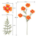 Cosmos flowers artificial bunch