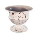 Elegant metal vase for table decor