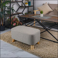 Solid Wood Legs Footstool