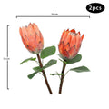 Artificial orange king protea flower
