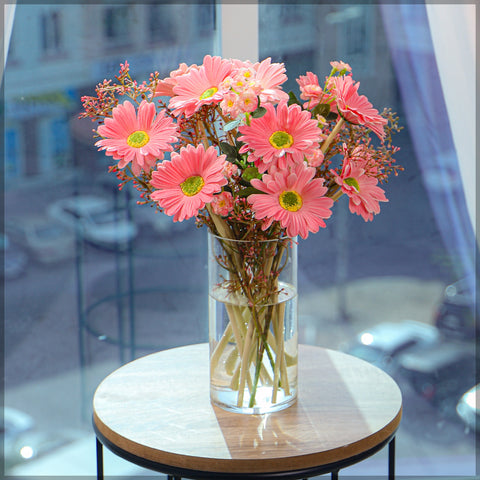 Silk gerbera floral stems
