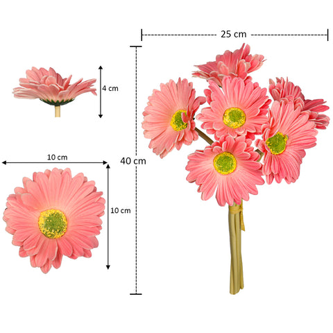 Faux gerbera flower stem