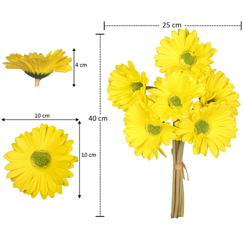 Silk gerbera daisy stems Dubai