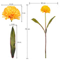 Fake silk daisyball flower stems