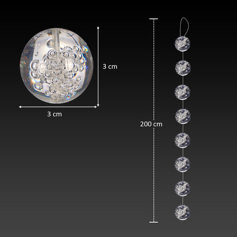 Hanging crystal balls