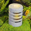 Stylish garden LED lights setup