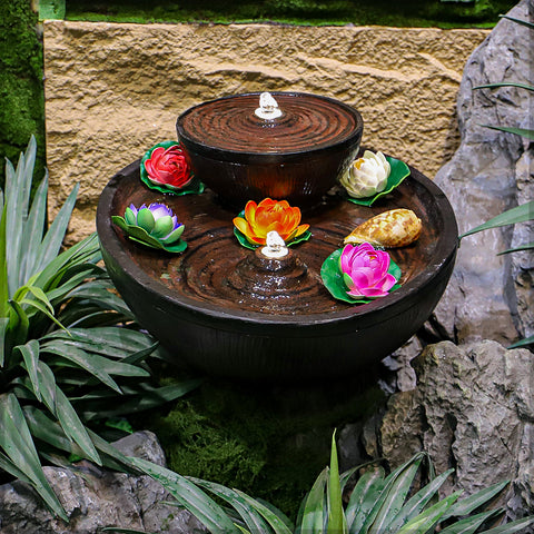 garden waterfall fountain