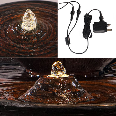 solar powered water fountain