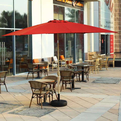 rectangular umbrella without base