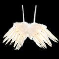 Decorative real feather wings
