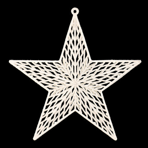 White star hanging ornaments