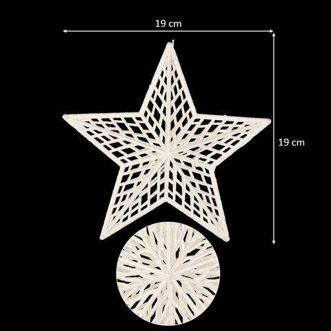 White stars for decoration