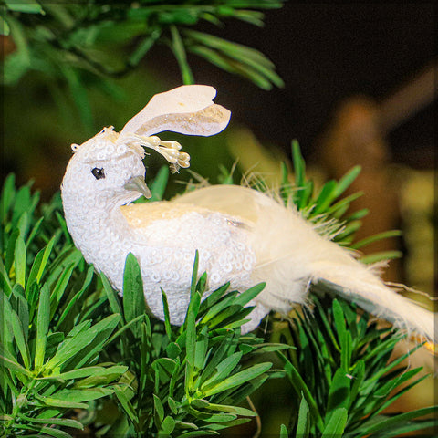 Beautiful peacock garden ornament