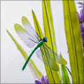 Colorful garden decor