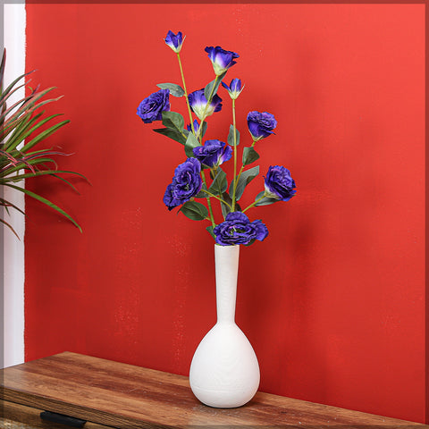 Silk eustoma bouquet