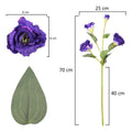 Artificial eustoma flower bunch