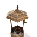 Garden wishing well planter for rustic charm
