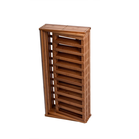 Vertical shoe rack