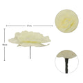 Gold foam flower decor