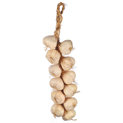 Decorative braided garlic