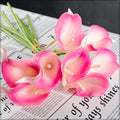 Fake calla lily flowers