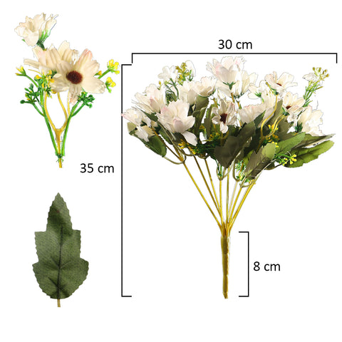 Silk Fake Daisy Flowers for Decoration