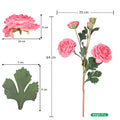 Decorative rose stem