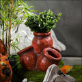 Terracotta pot for outdoor plants