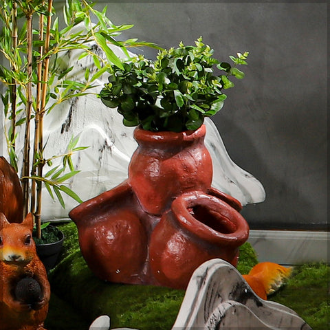 Terracotta pot for outdoor plants