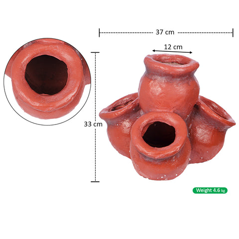 Modern outdoor garden pot