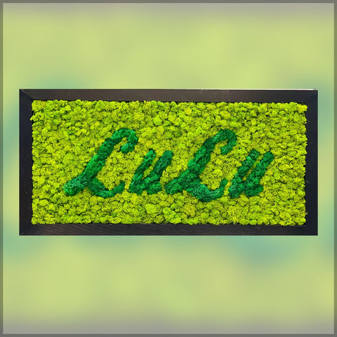 moss logo decoration for office