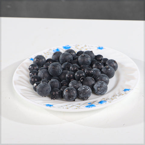 Faux blueberry decor