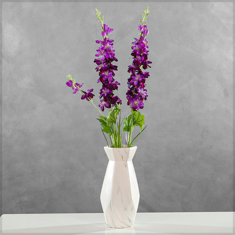 Silk Delphinium Spray Flowers