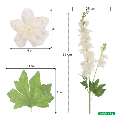 Silk Delphinium Spray Flowers