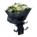 artificial eucalyptus ranunculus flowers bouquet