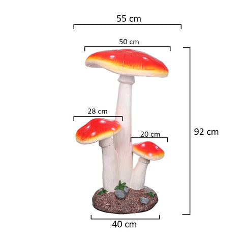 Fairy Garden Mushroom Statue