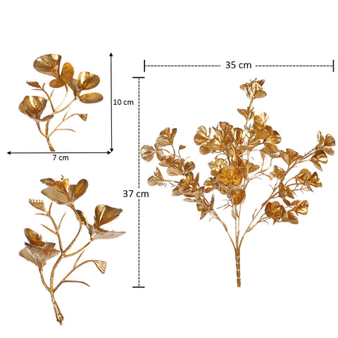 1 Bunch Golden Eucalyptus Leaves (Vase not Included)