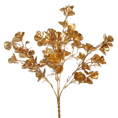 1 Bunch Golden Eucalyptus Leaves (Vase not Included)