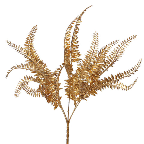 1 Bunch Golden Fern Leaves (Vase not Included)