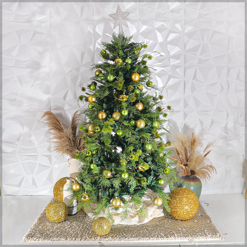 Cypress Garland Christmas Tree