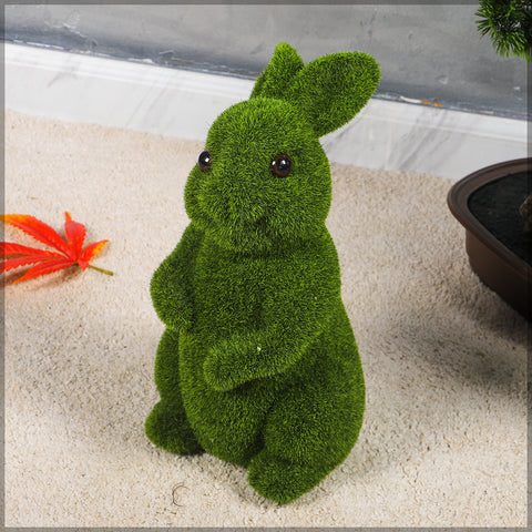 Standing moss bunny