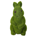 Mossy artificial standing rabbit